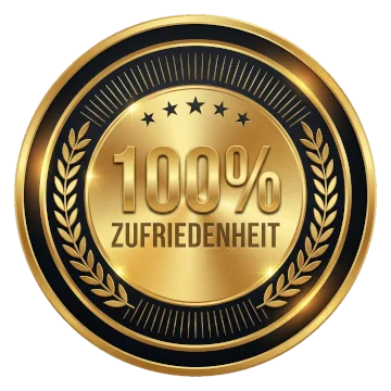 100% Zufriedenheitssiegel
